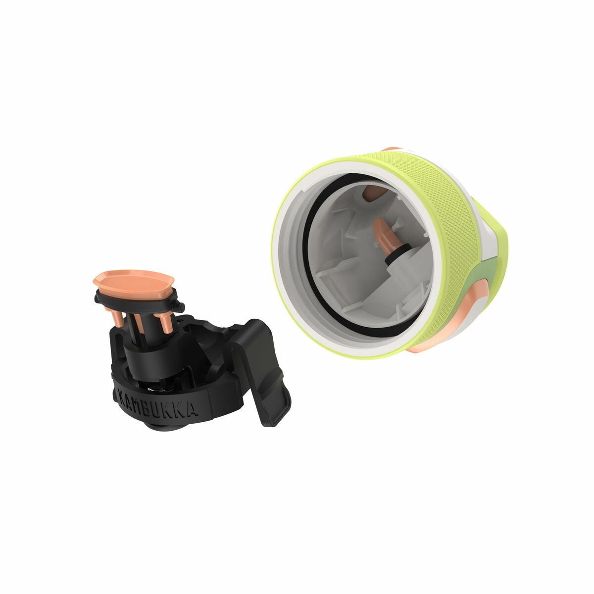 Botella de Agua Kambukka Elton Verde Transparente 750 ml Plástico