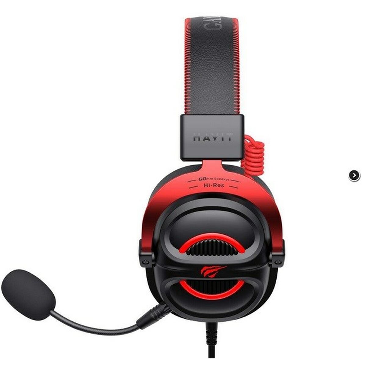 Auriculares con Micrófono Gaming Havit H2002E Pro Negro Rojo