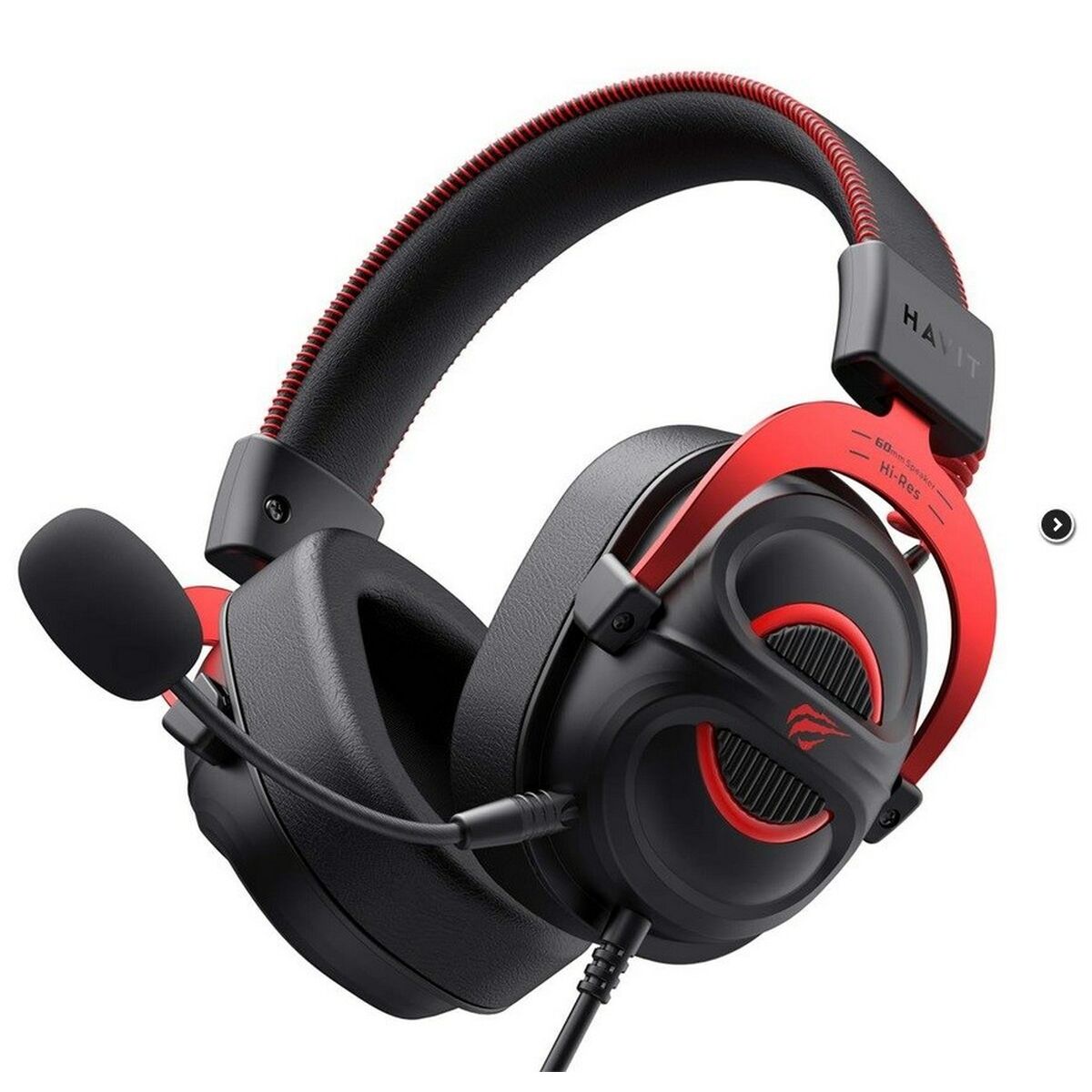 Auriculares con Micrófono Gaming Havit H2002E Pro Negro Rojo