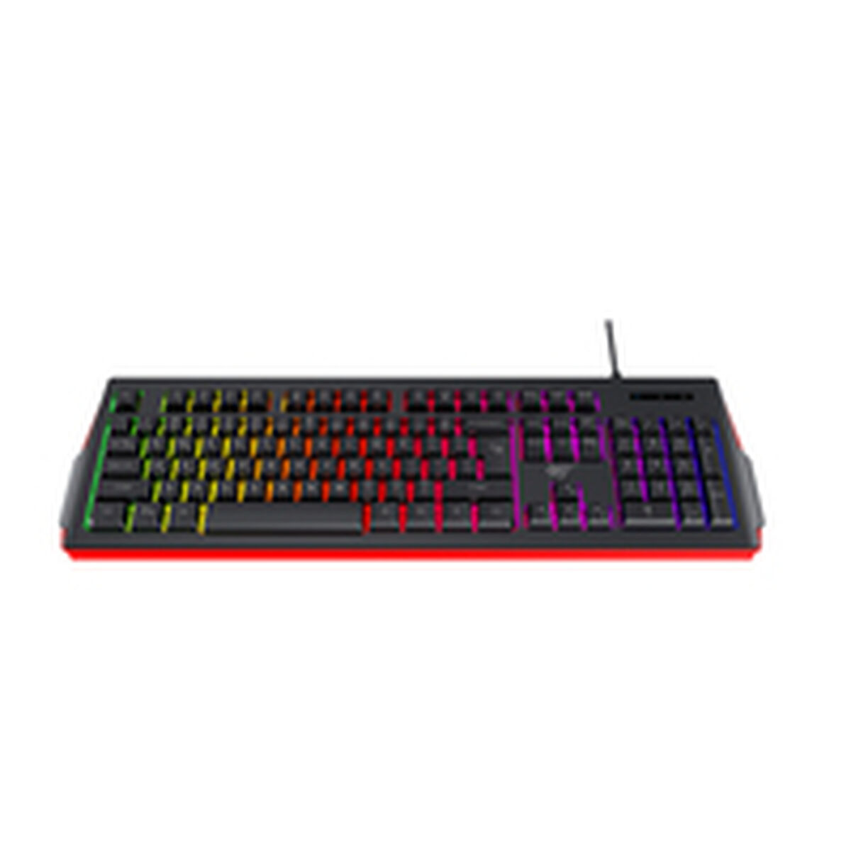 Teclado Havit KB866Lbr Negro Rojo QWERTY