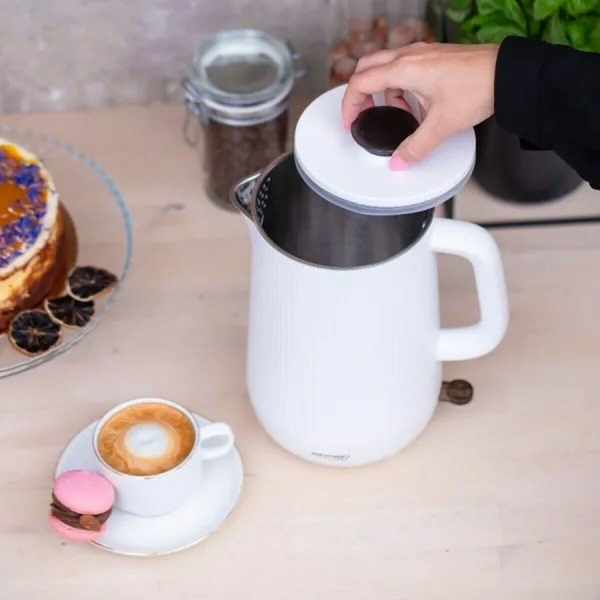 Hervidor Mpm MCZ-115 Blanco Acero Inoxidable Plástico 1800 W 1,5 L