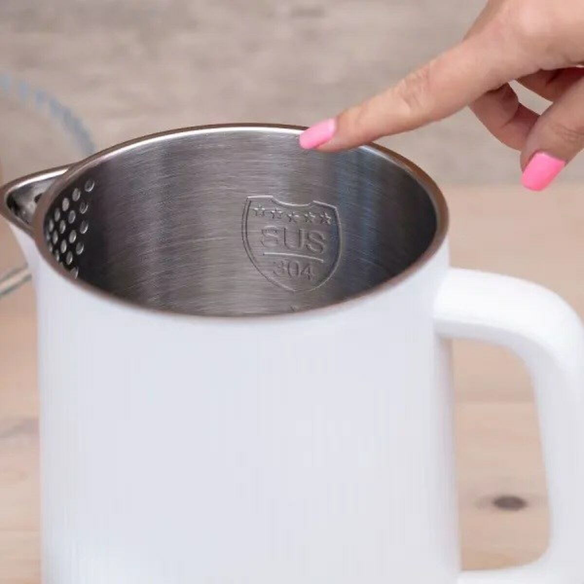 Hervidor Mpm MCZ-115 Blanco Acero Inoxidable Plástico 1800 W 1,5 L