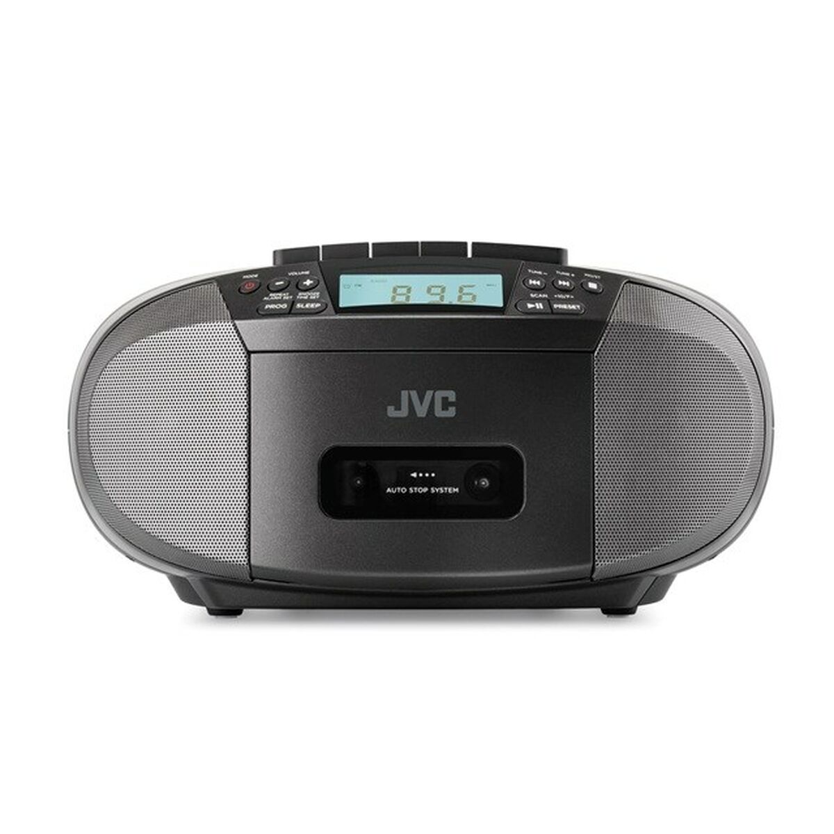 Radio Cassette JVC JVCRCE444B Negro AM/FM