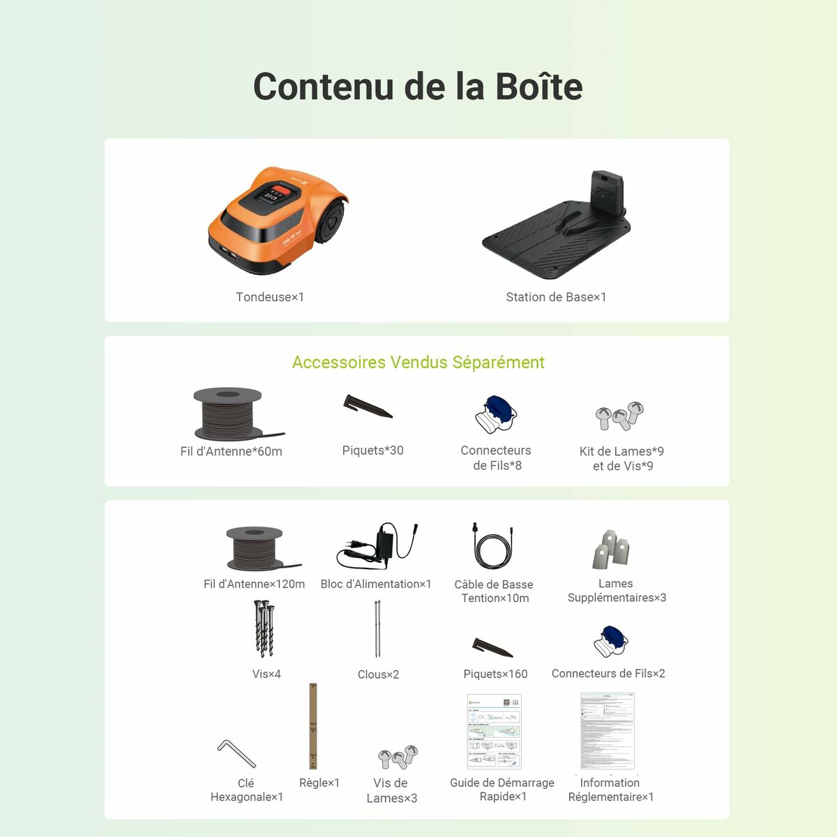 Robot cortacésped Ezviz RM600 600 M²
