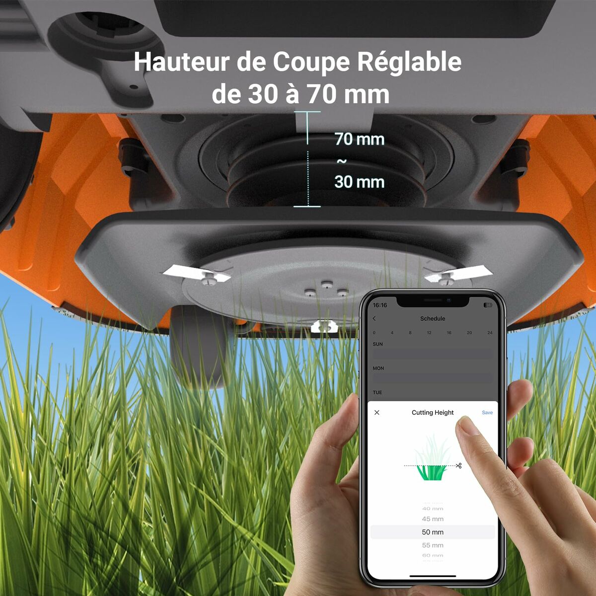 Robot cortacésped Ezviz RM600 600 M²