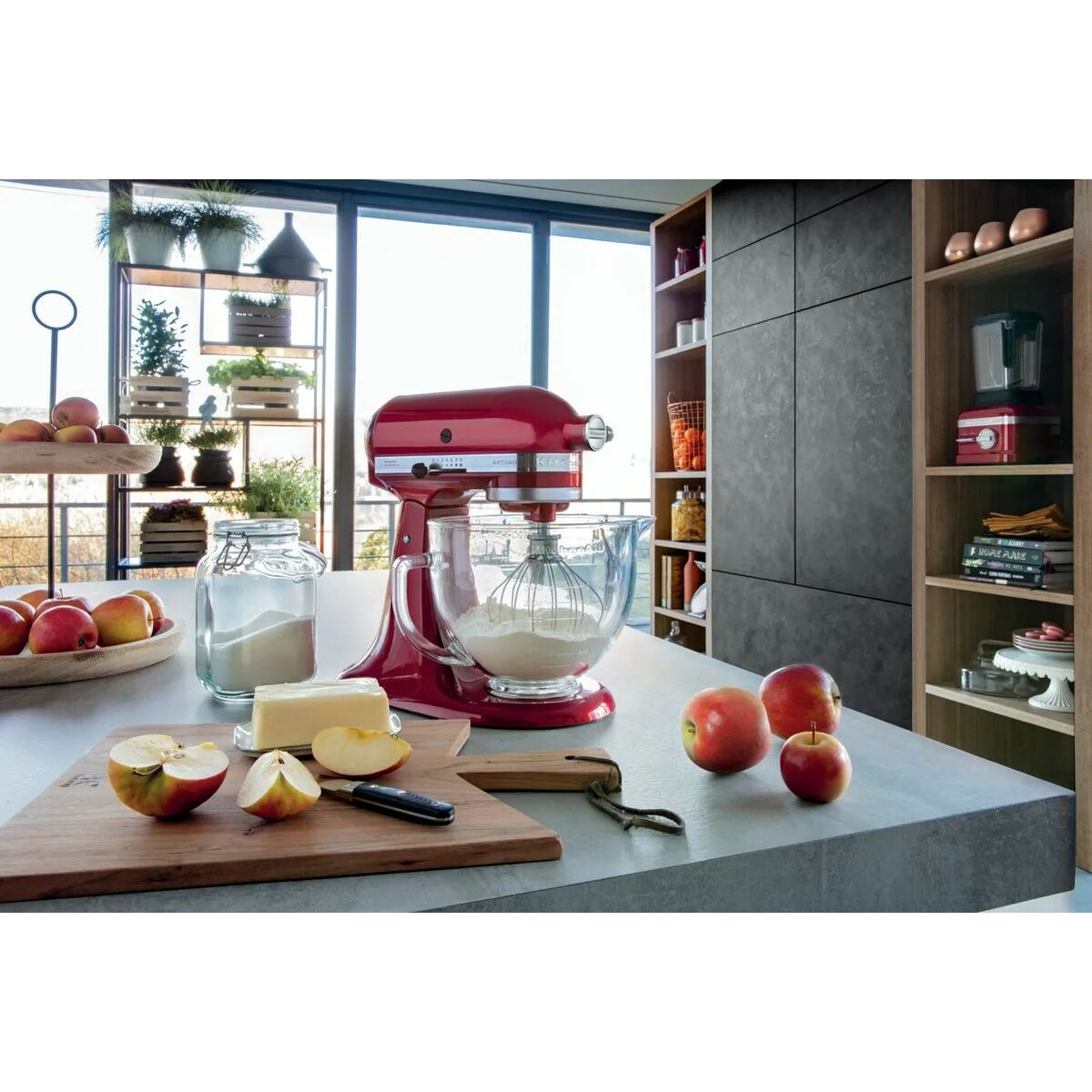 Robot de Cocina KitchenAid 5KSM156ECA Rojo 300 W 4,8 L