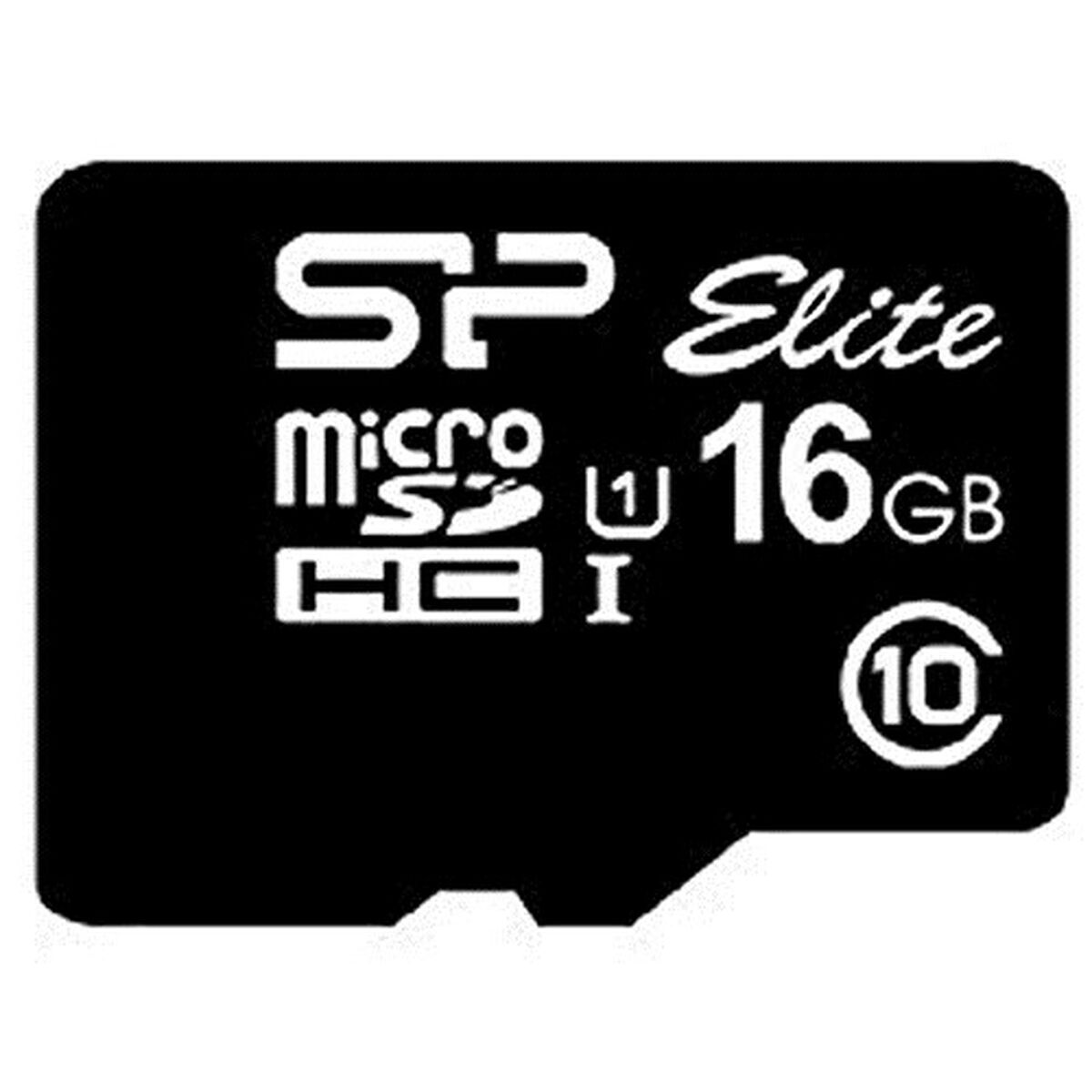 Tarjeta de Memoria Micro SD con Adaptador Silicon Power Elite 16 GB