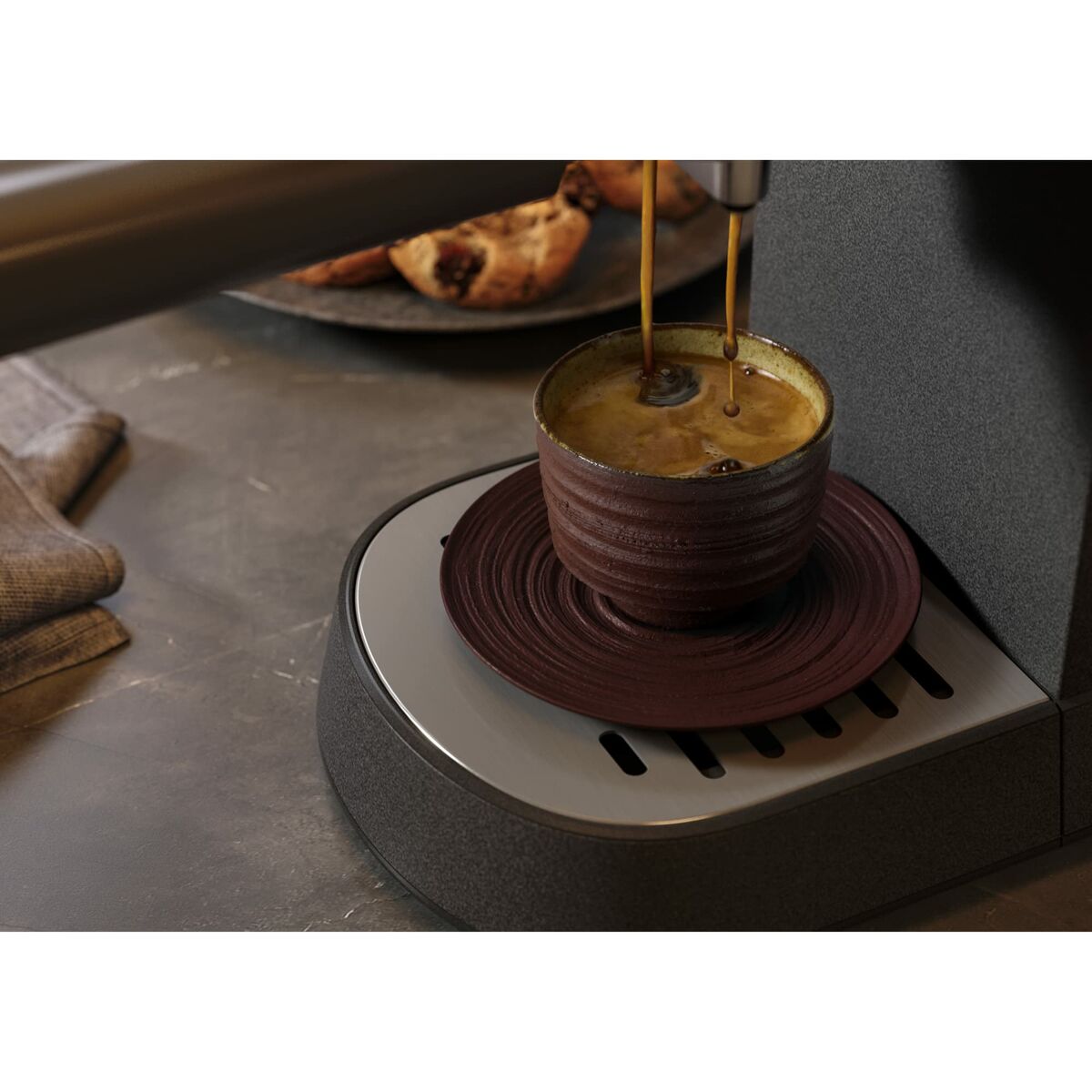 Cafetera Express de Brazo AEG EC6-1-6BST Negro 1450 W 1 L