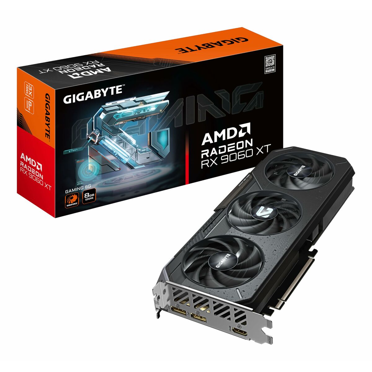 Tarjeta Gráfica Gigabyte Radeon RX 9060 XT GAMING 8G RADEON RX 9060 XT 8 GB GDDR6