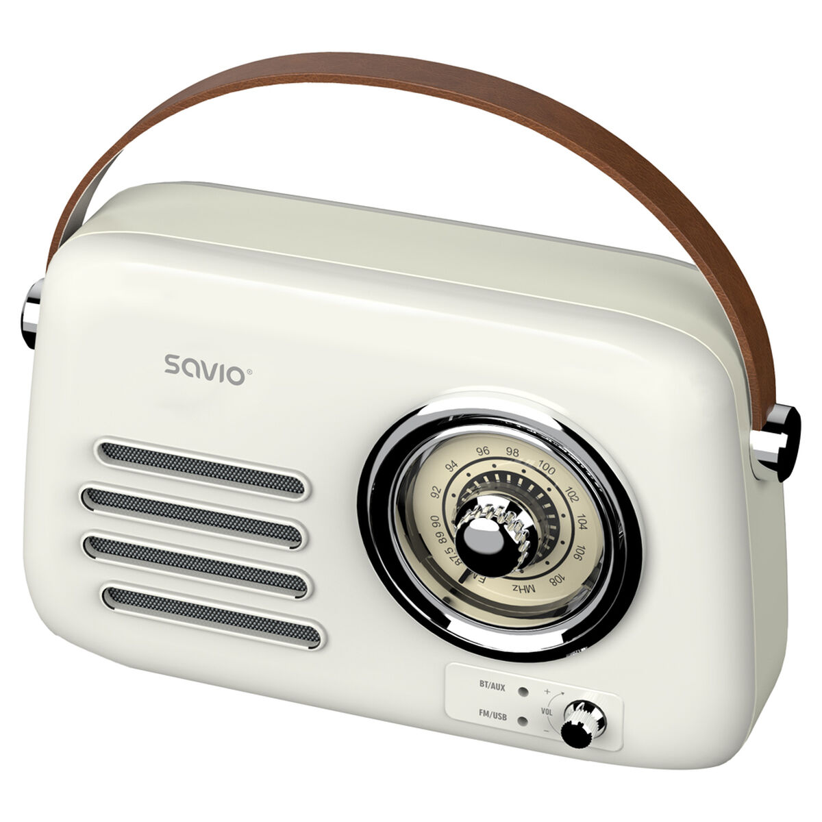 Radio Portátil Savio RS-02 Blanco