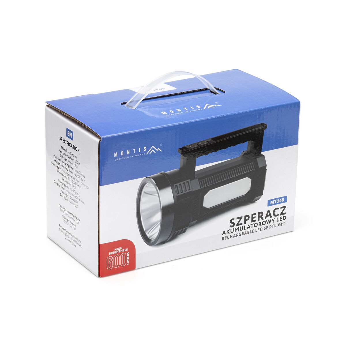 Linterna LED Montis MT146 20 W