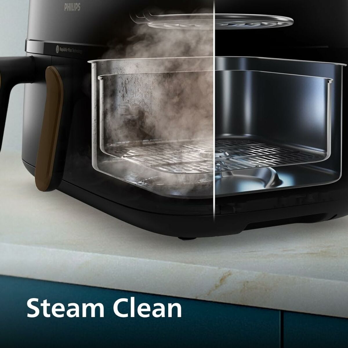 Freidora de Aire Philips NA552/00 Negro 2750 W 9 L 1,4 Kg