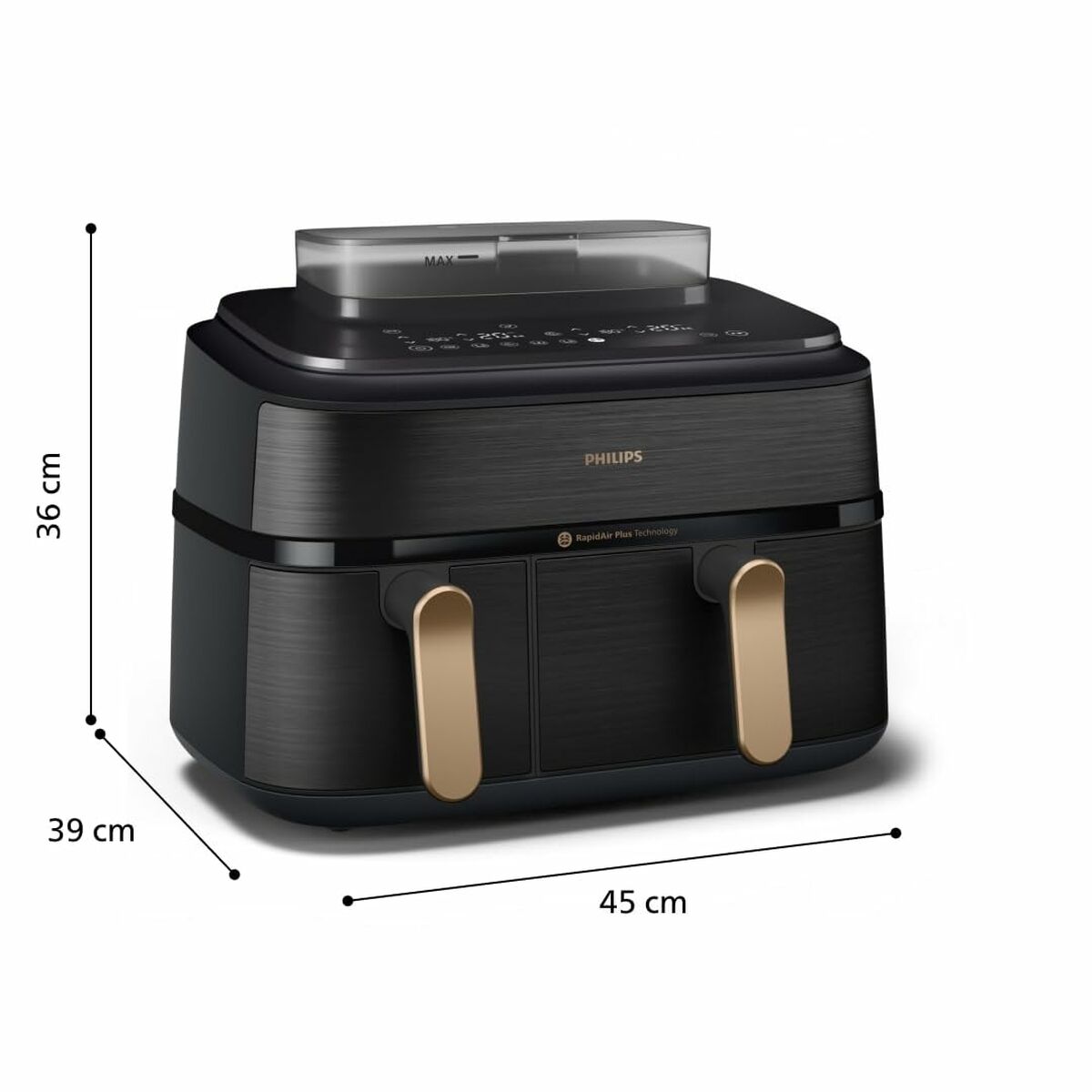 Freidora de Aire Philips NA552/00 Negro 2750 W 9 L 1,4 Kg