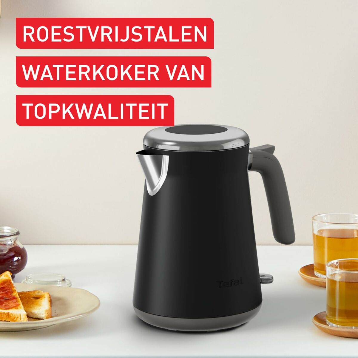 Hervidor Tefal KI6668E0 Negro Acero Inoxidable 2400 W 1,7 L