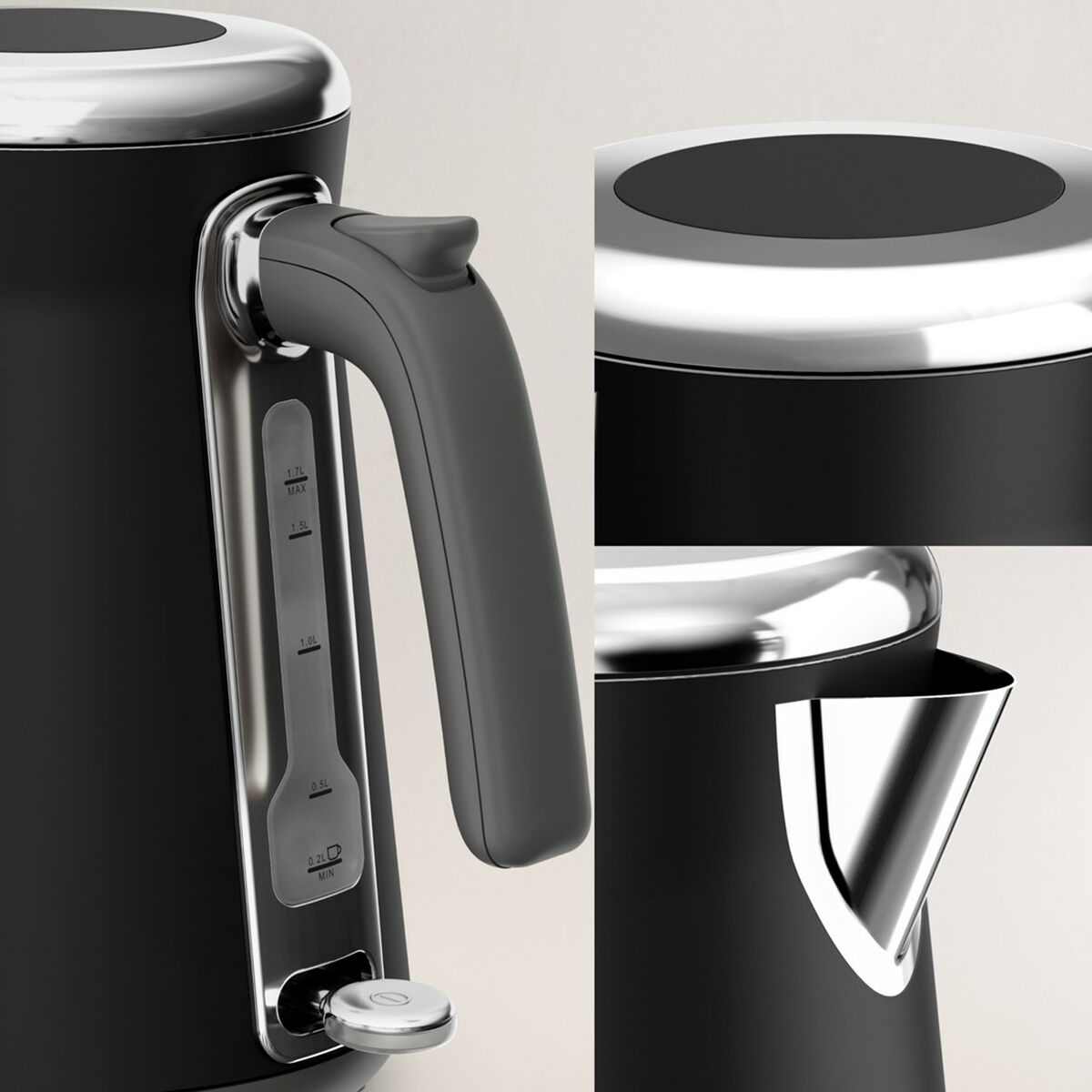 Hervidor Tefal KI6668E0 Negro Acero Inoxidable 2400 W 1,7 L