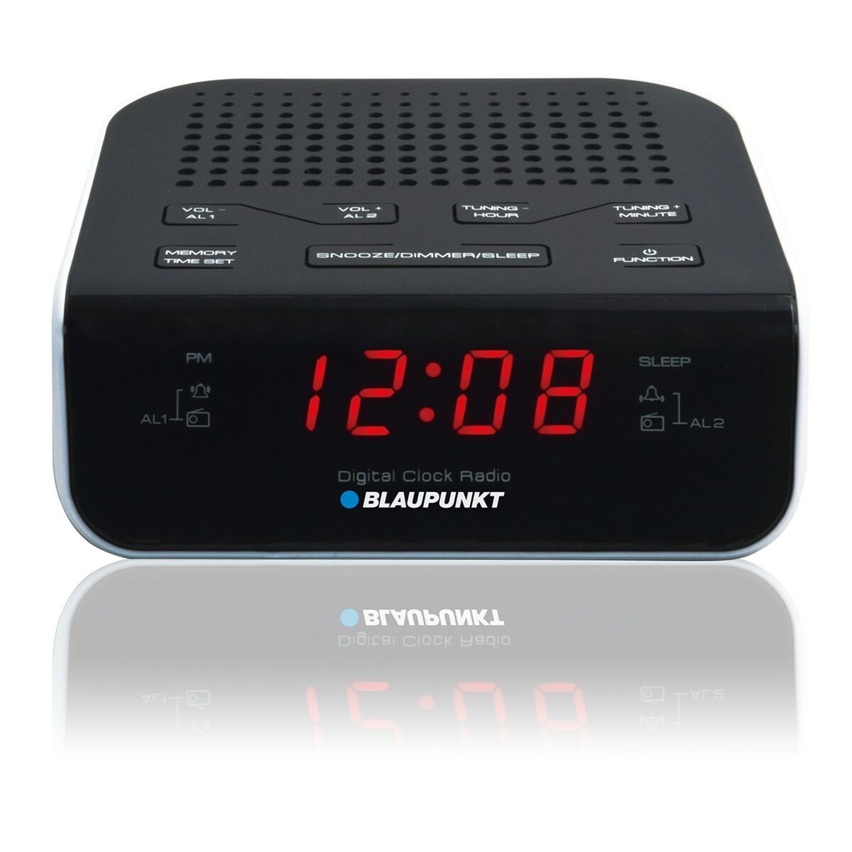 Radio Despertador Blaupunkt CR5WH Blanco Negro Bicolor