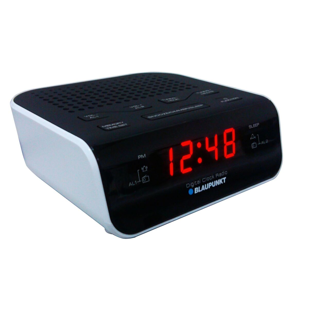 Radio Despertador Blaupunkt CR5WH Blanco Negro Bicolor