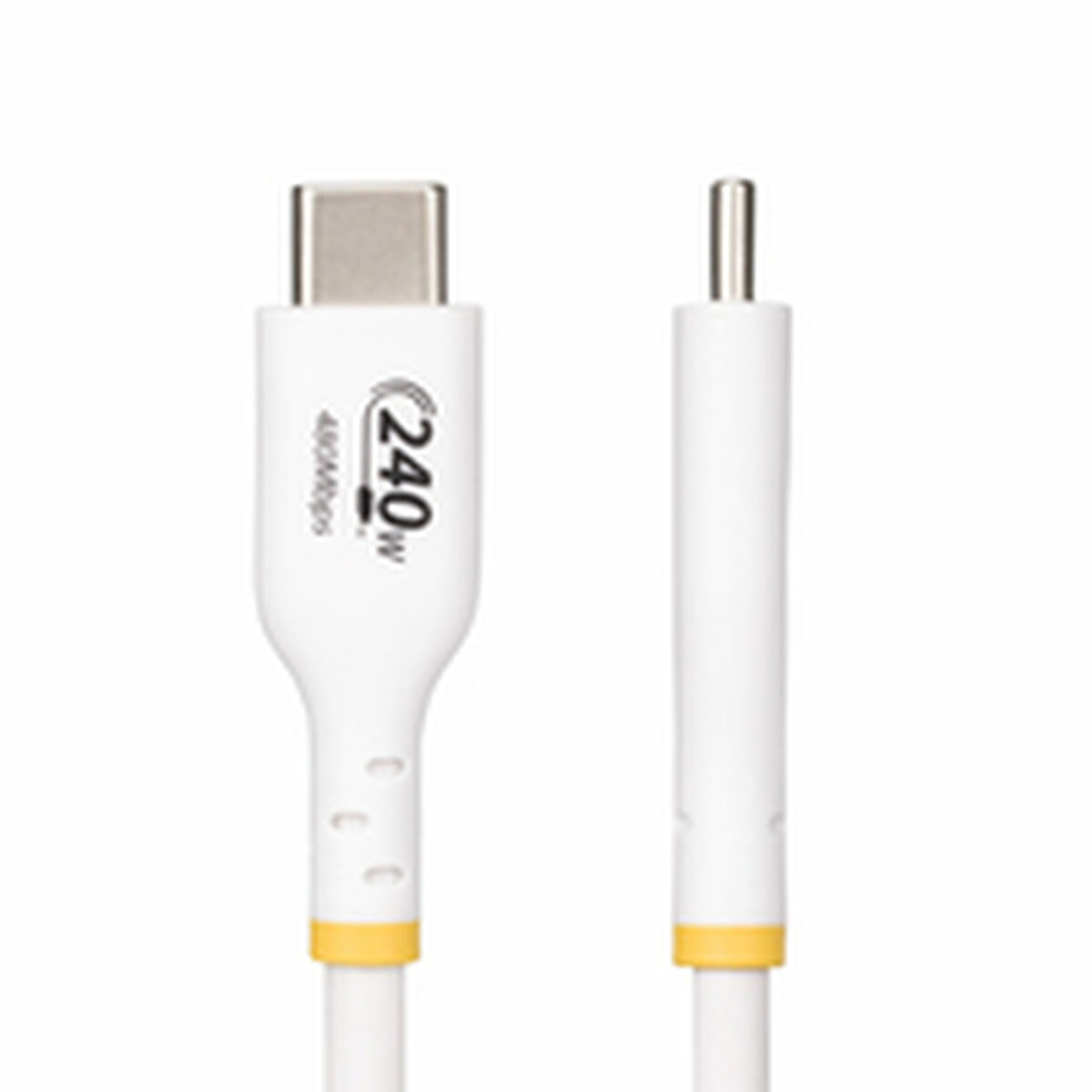 Cable USB Startech USB2EPR1MW Blanco 1 m