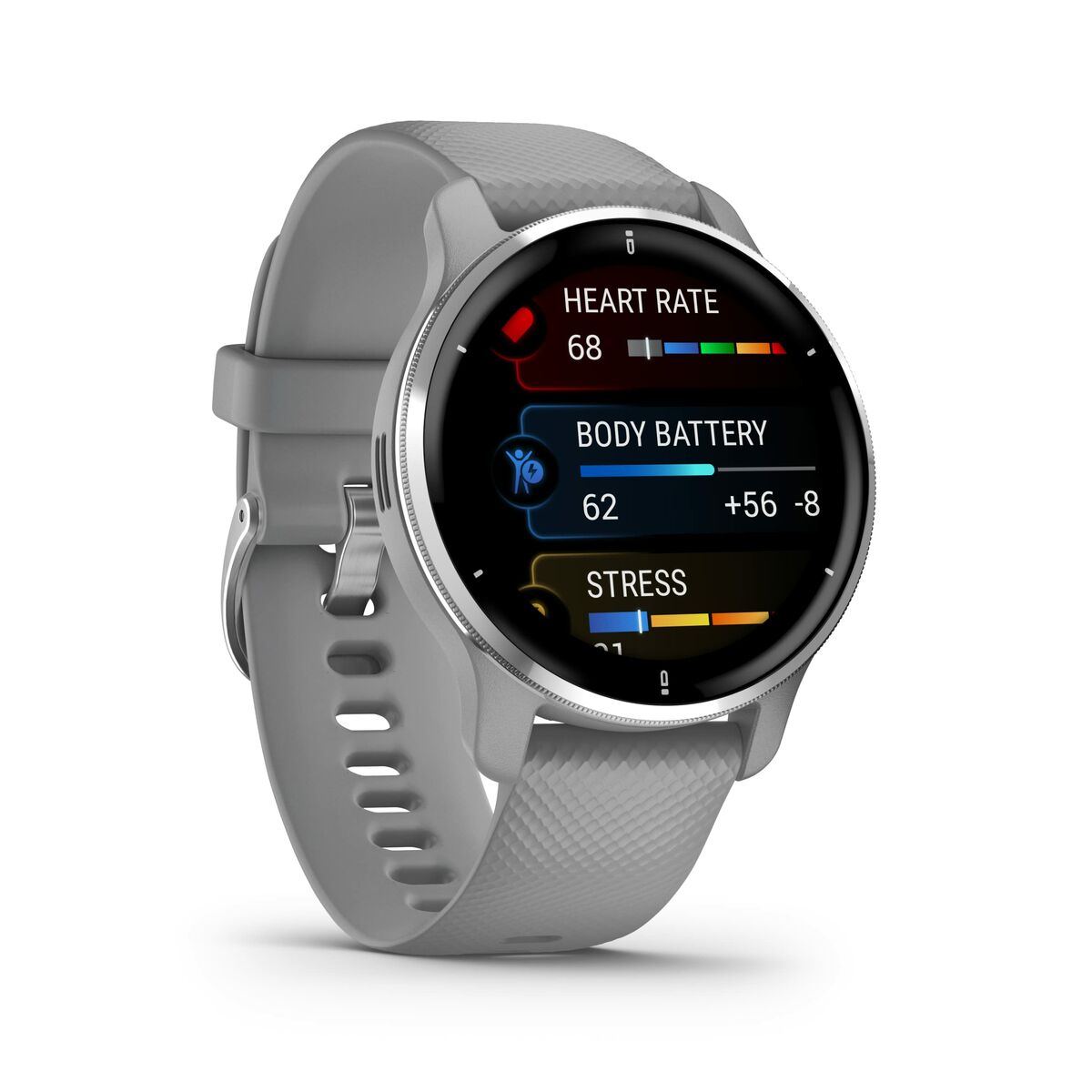 Smartwatch GARMIN 010-02496-10 Gris Plateado
