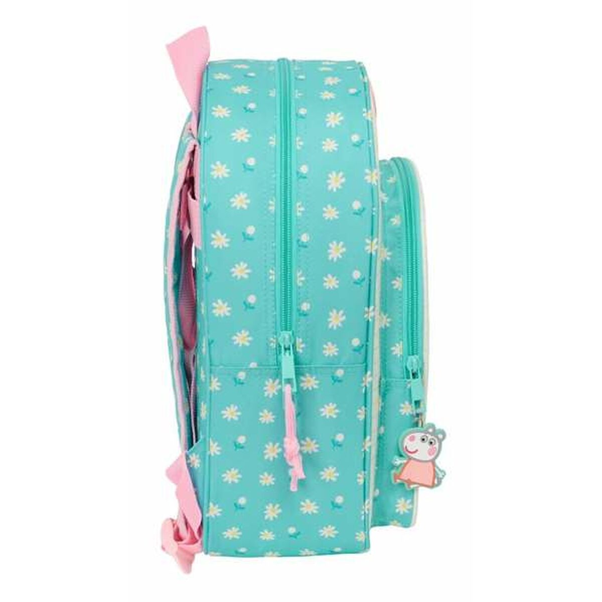 Mochila Escolar Peppa Pig Pretty flowers 26 x 34 x 11 cm