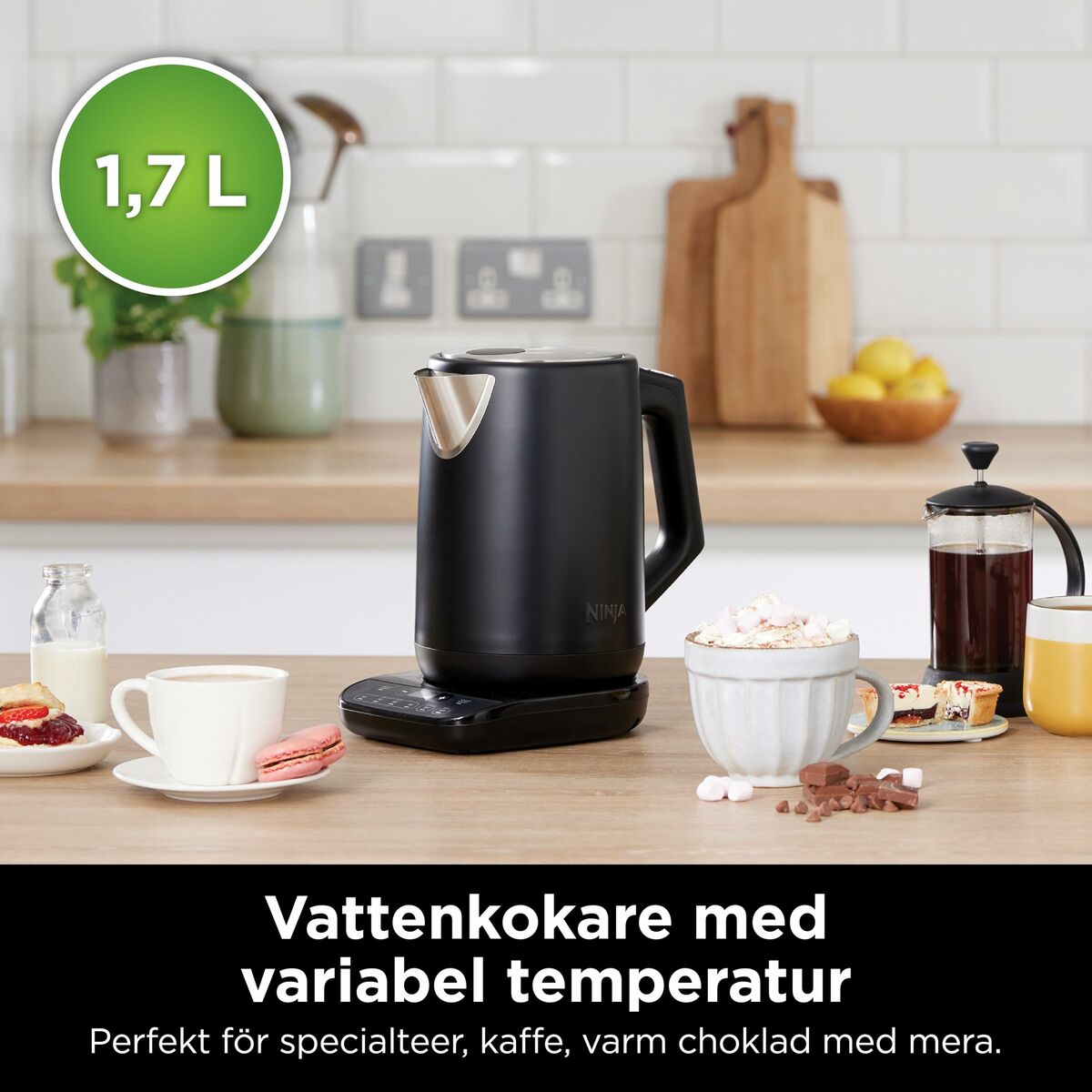 Hervidor NINJA KT200EU Negro Acero Inoxidable 3000 W 1,7 L
