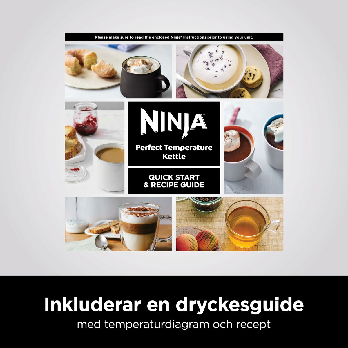 Hervidor NINJA KT200EU Negro Acero Inoxidable 3000 W 1,7 L
