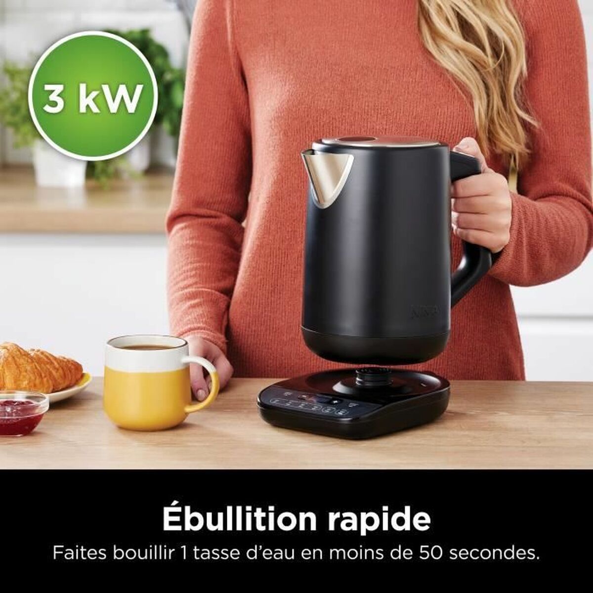 Hervidor NINJA KT200EU Negro Acero Inoxidable 3000 W 1,7 L