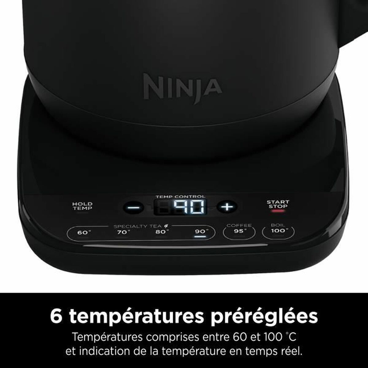 Hervidor NINJA KT200EU Negro Acero Inoxidable 3000 W 1,7 L