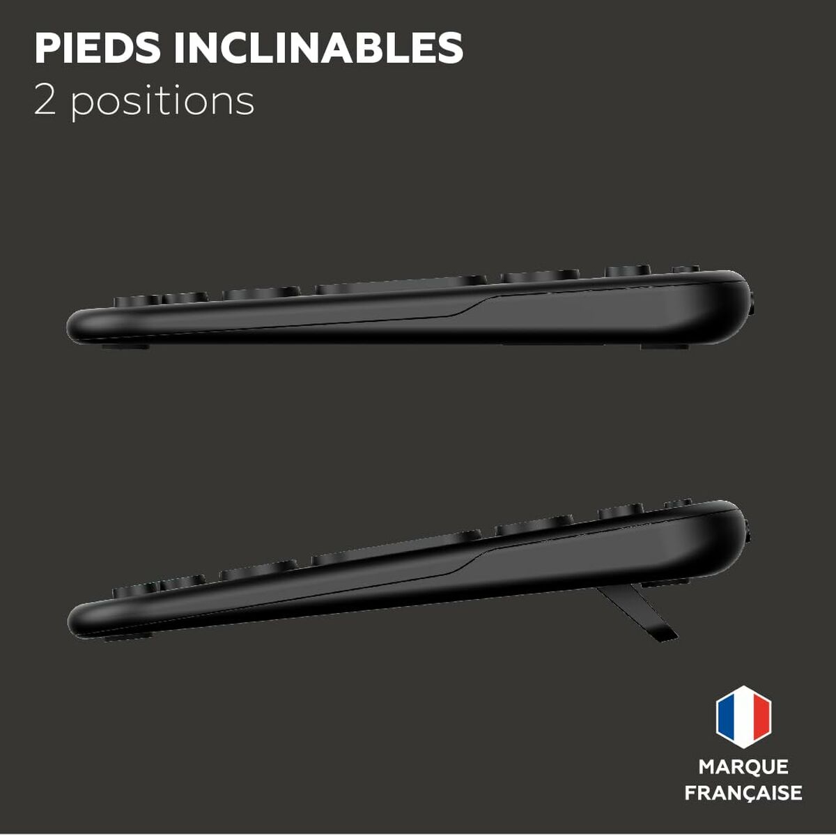 Teclado y Ratón Mobility Lab CP420W Mini Negro AZERTY