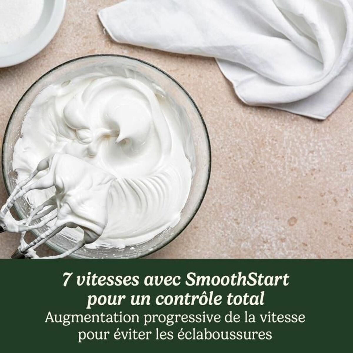 Batidora de Varillas Cuisinart HM7U/E POWER ADVANTAGE Blanco 200 W