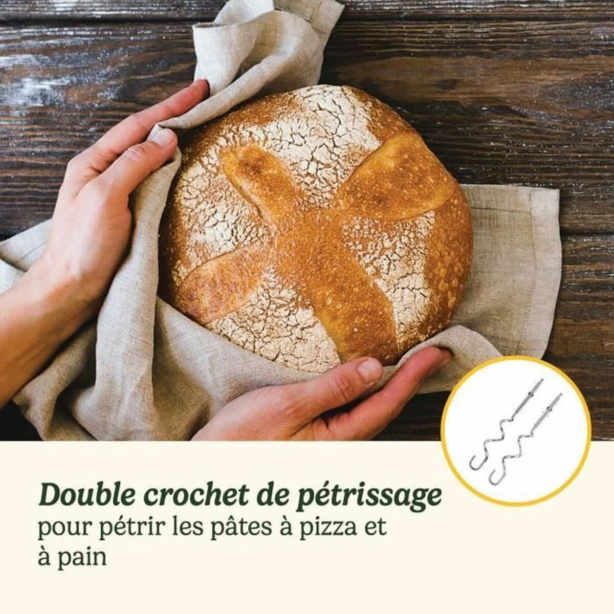 Batidora de Varillas Cuisinart HM7U/E POWER ADVANTAGE Blanco 200 W