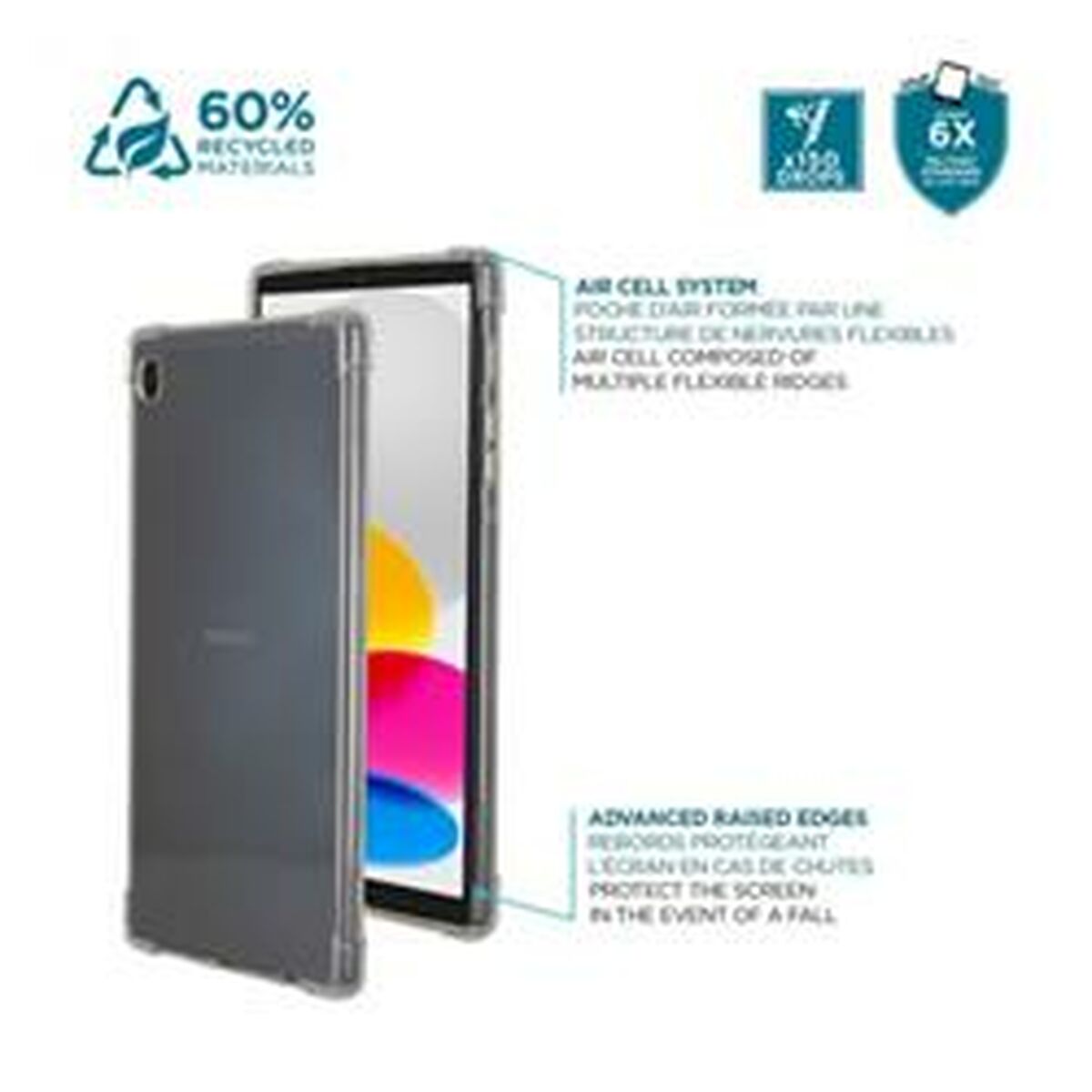 Funda para Tablet Mobilis R Series IPAD 10th Transparente 10,9"