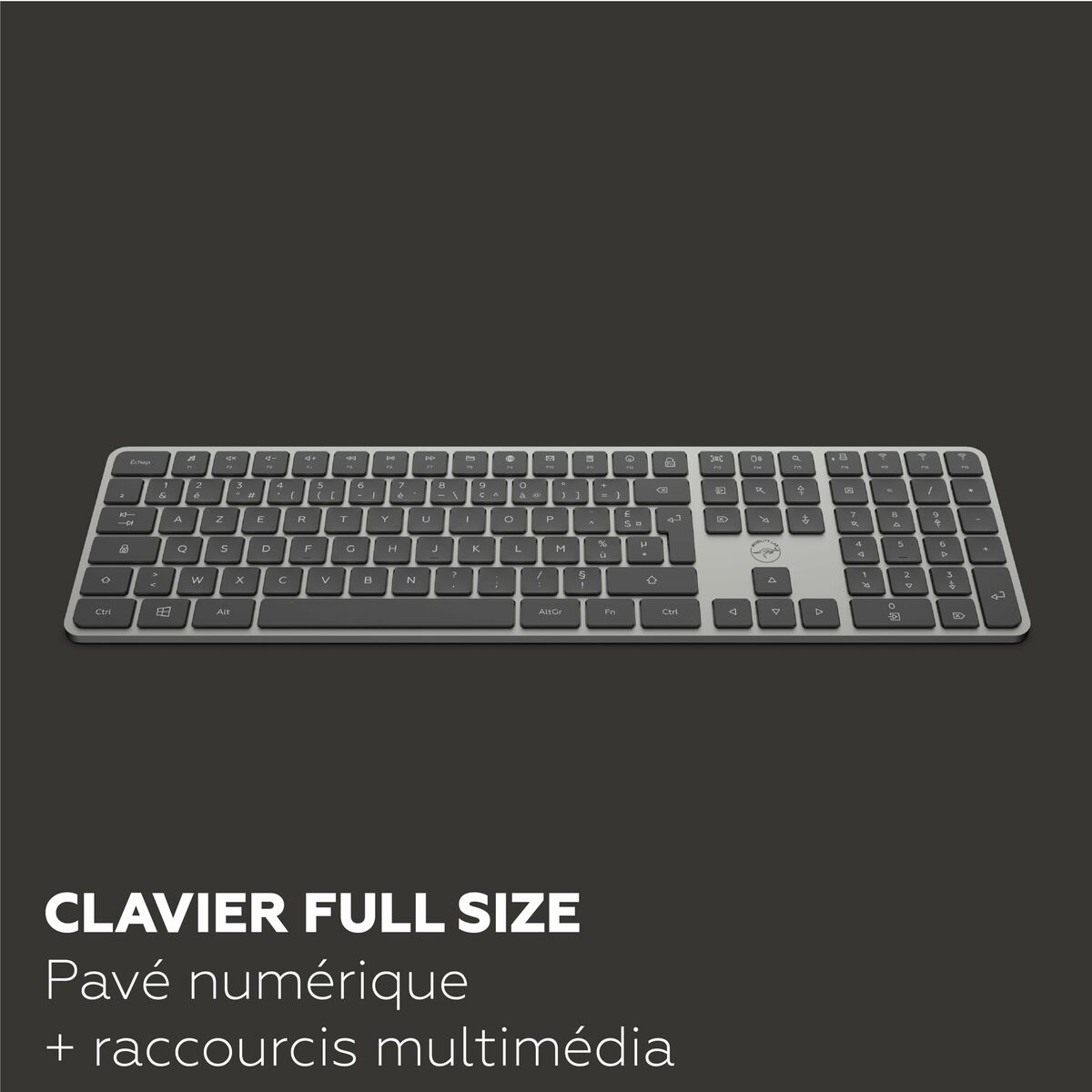 Teclado Mobility Lab KP430W Gris