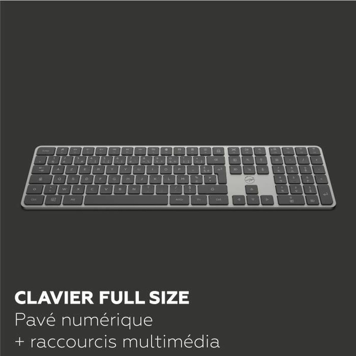 Teclado Mobility Lab KP430W Gris