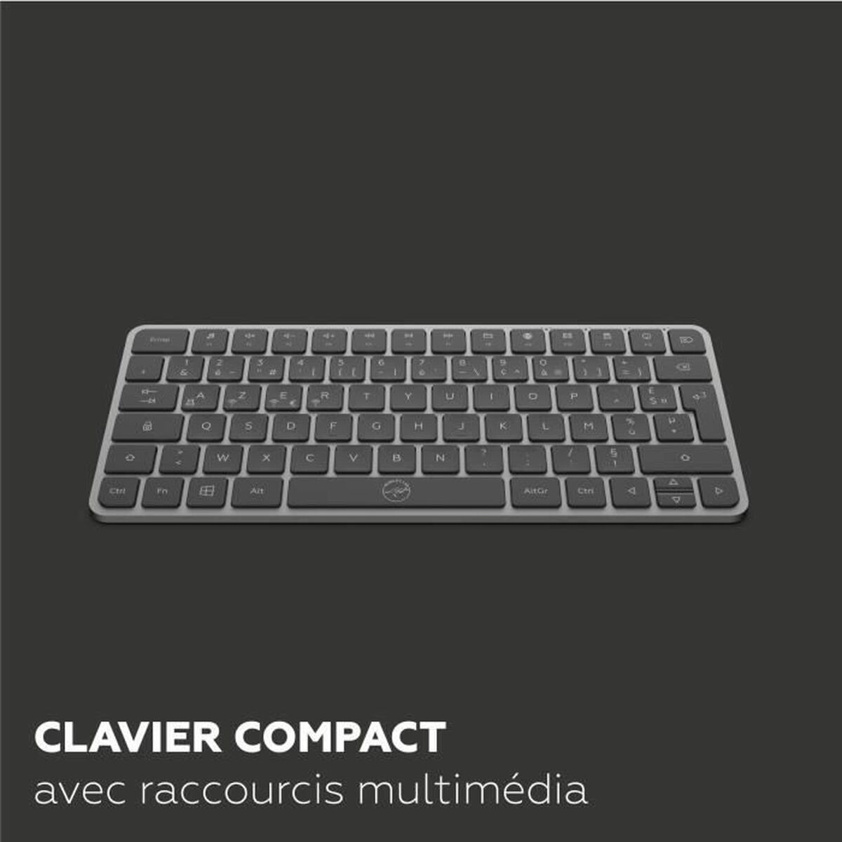 Teclado Mobility Lab KP430W Mini Gris