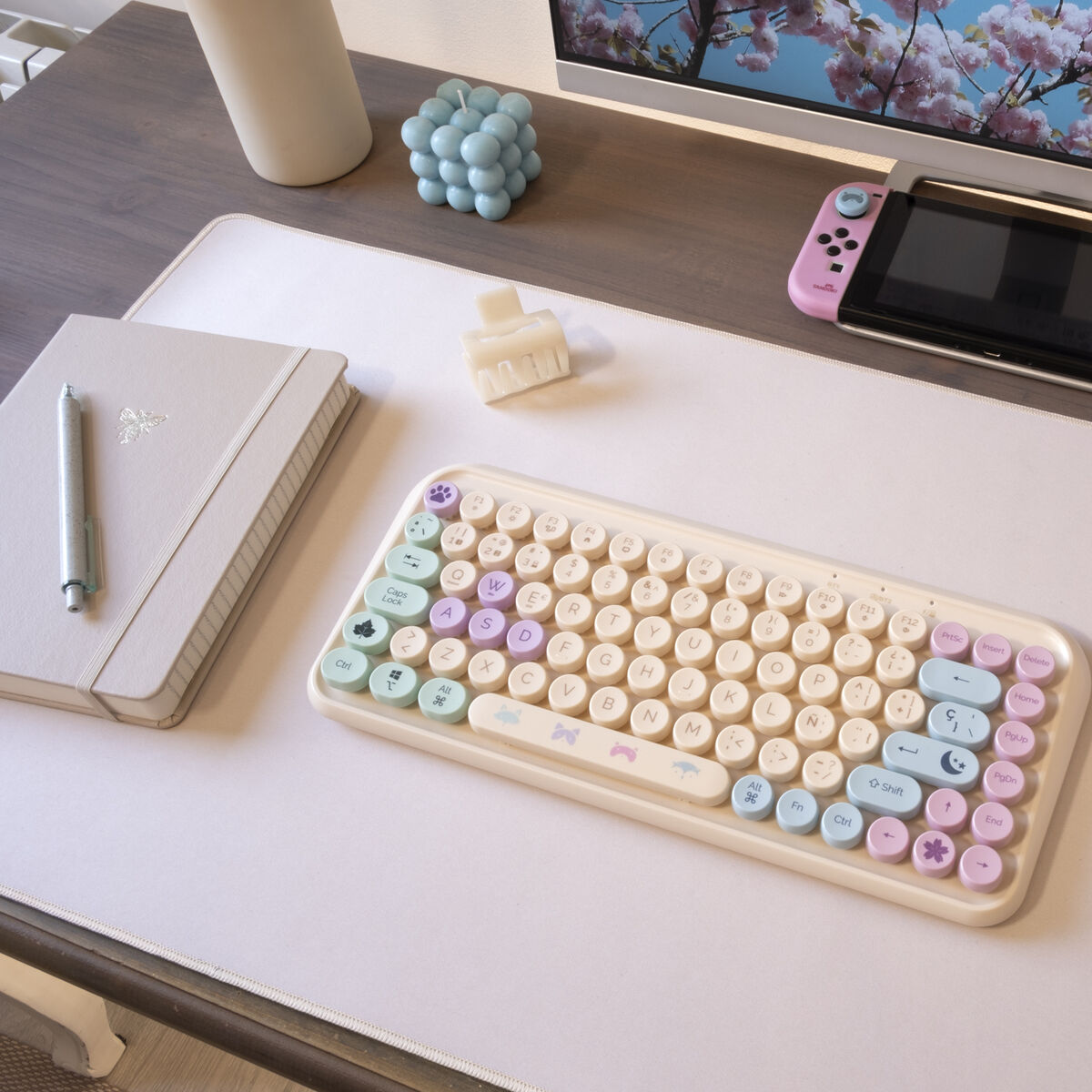 Alfombrilla de Ratón FR-TEC TANOOKI YUKI Verde Beige