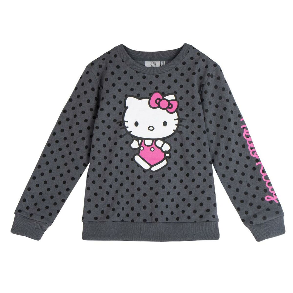 Sudadera Infantil Hello Kitty Gris oscuro