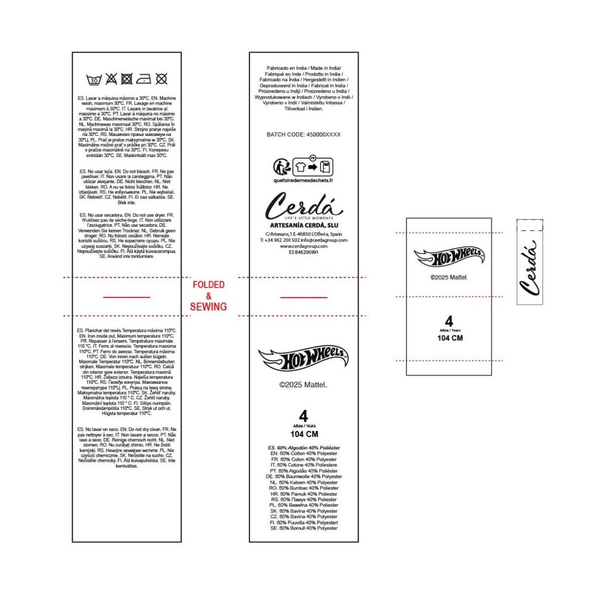 Sudadera Infantil Hot Wheels Rojo Oscuro