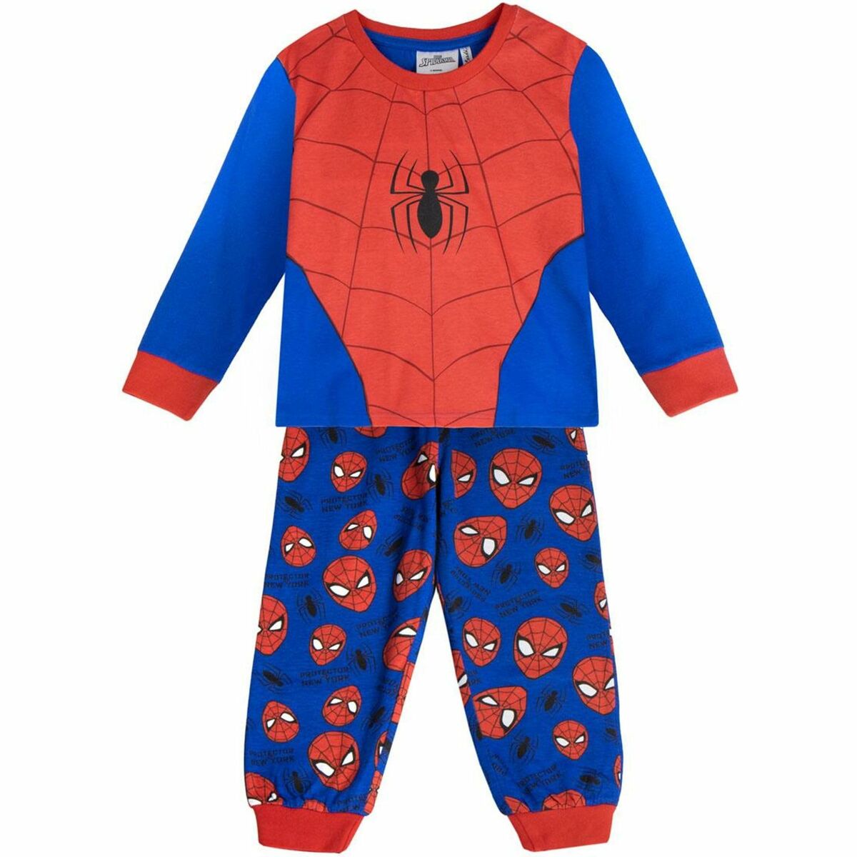 Pijama Infantil Spider-Man Rojo