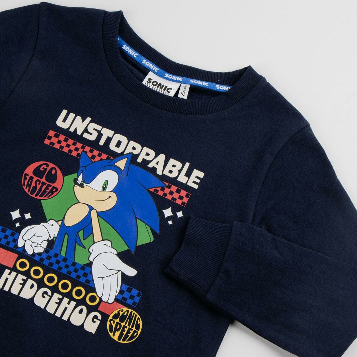Sudadera Infantil Sonic Azul oscuro