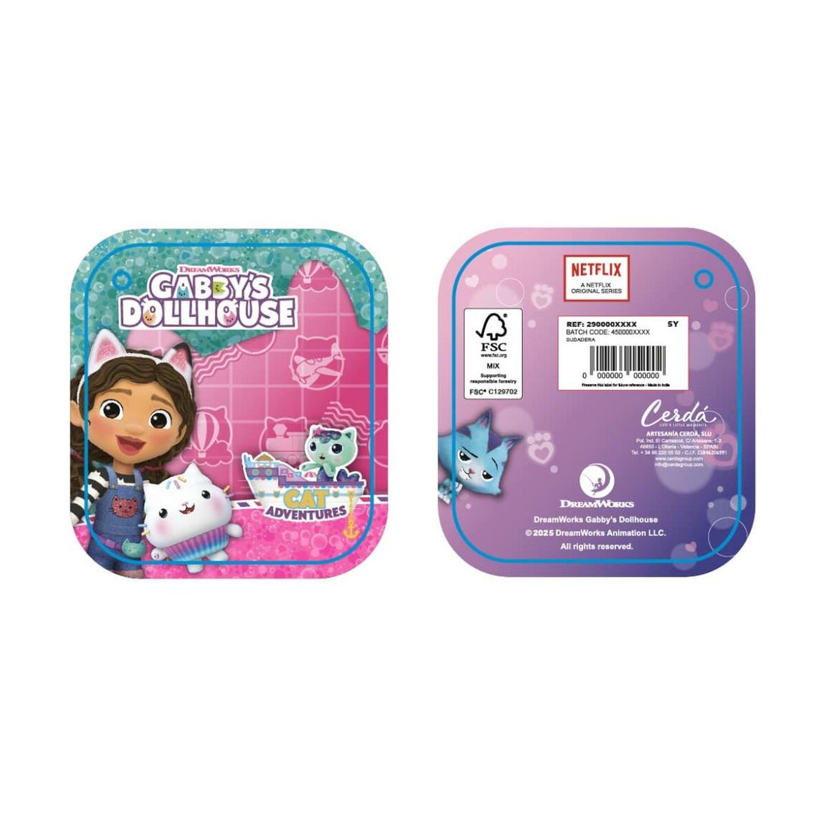 Sudadera Infantil Gabby's Dollhouse Rosa oscuro