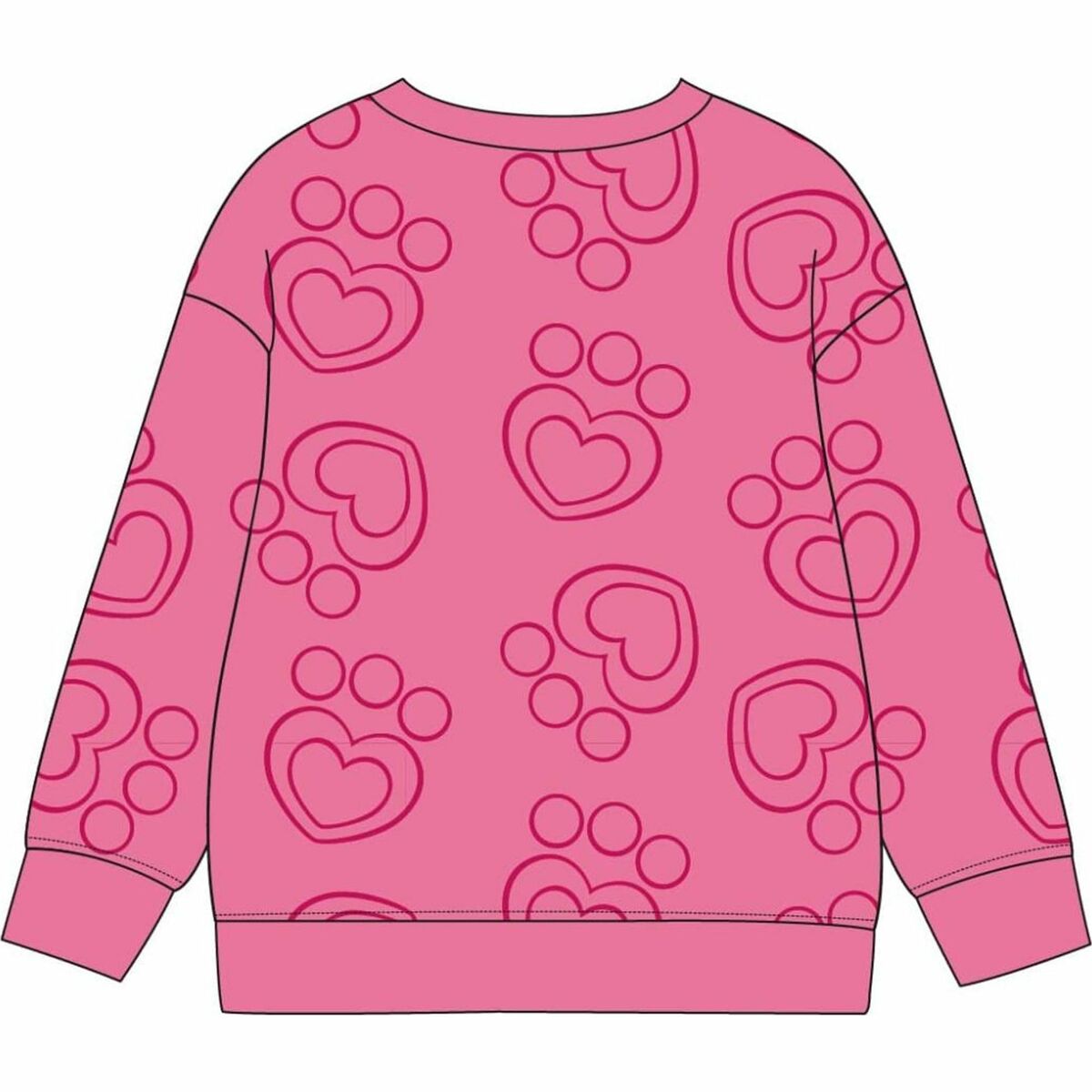 Sudadera Infantil Gabby's Dollhouse Rosa oscuro