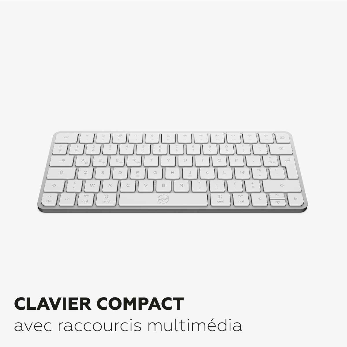 Teclado Mobility Lab KMP2000W Mini Blanco