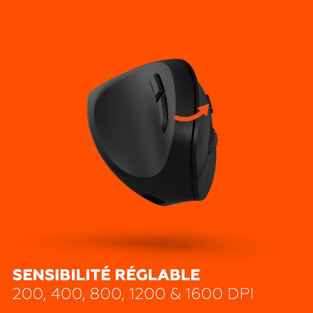 Ratón Mobility Lab ERGO M30W LEFT Negro Vertical