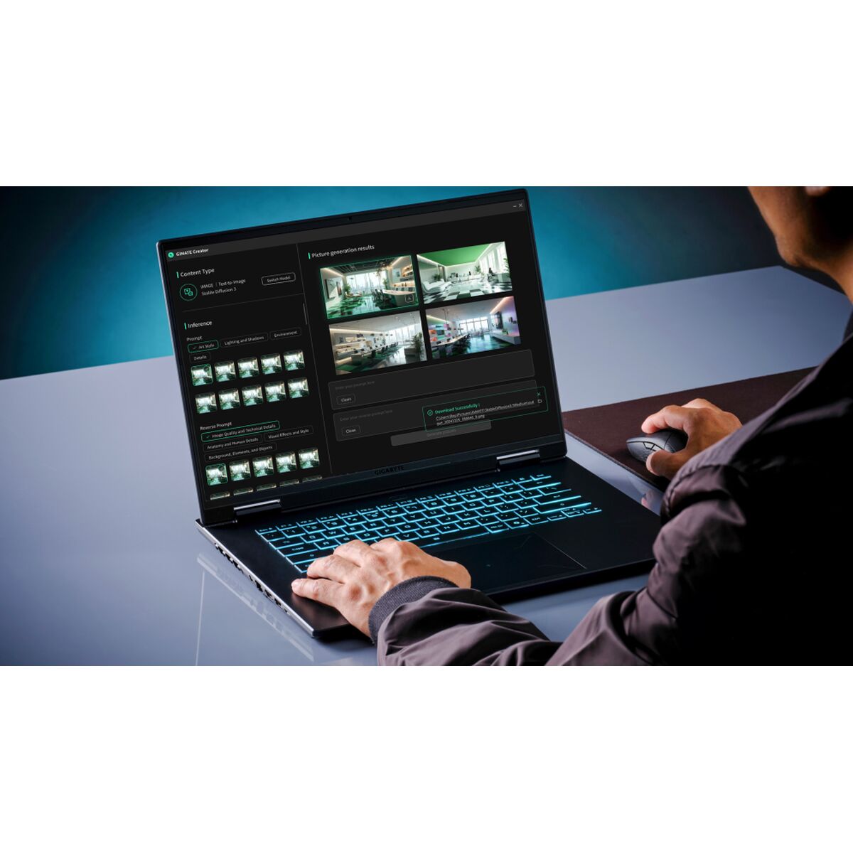 Laptop Gigabyte GAMING A16 CTHI3PT894SD 16" Intel Core i7-13620H 16 GB RAM 1 TB SSD Qwerty Portugués