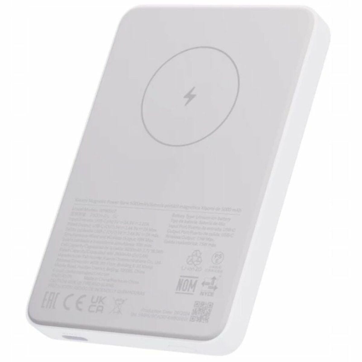 Powerbank Xiaomi MAG PB 5000 WH Blanco 5000 mAh