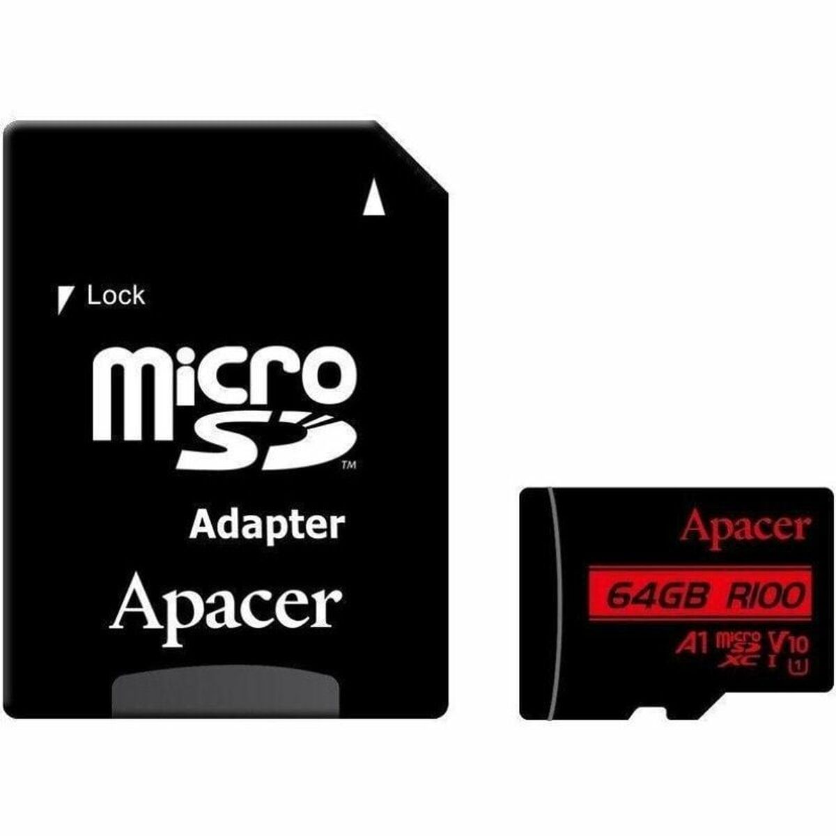 Tarjeta de Memoria Micro SD con Adaptador Apacer XC UHS 1 64 GB