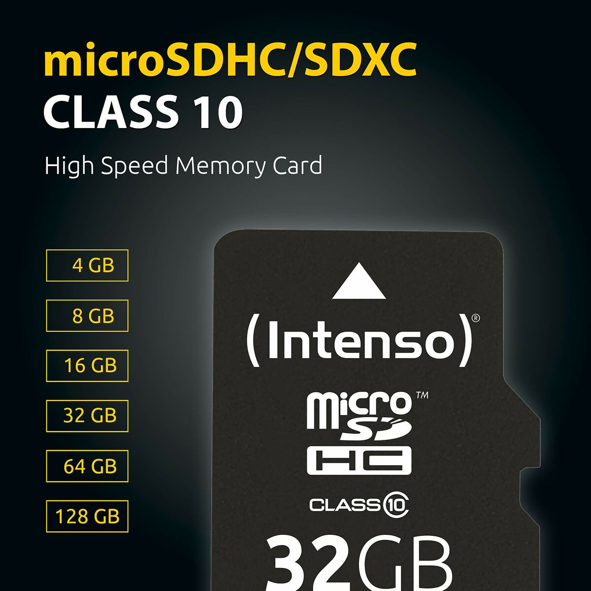 Tarjeta de Memoria Micro SD con Adaptador INTENSO 3413491 128 GB