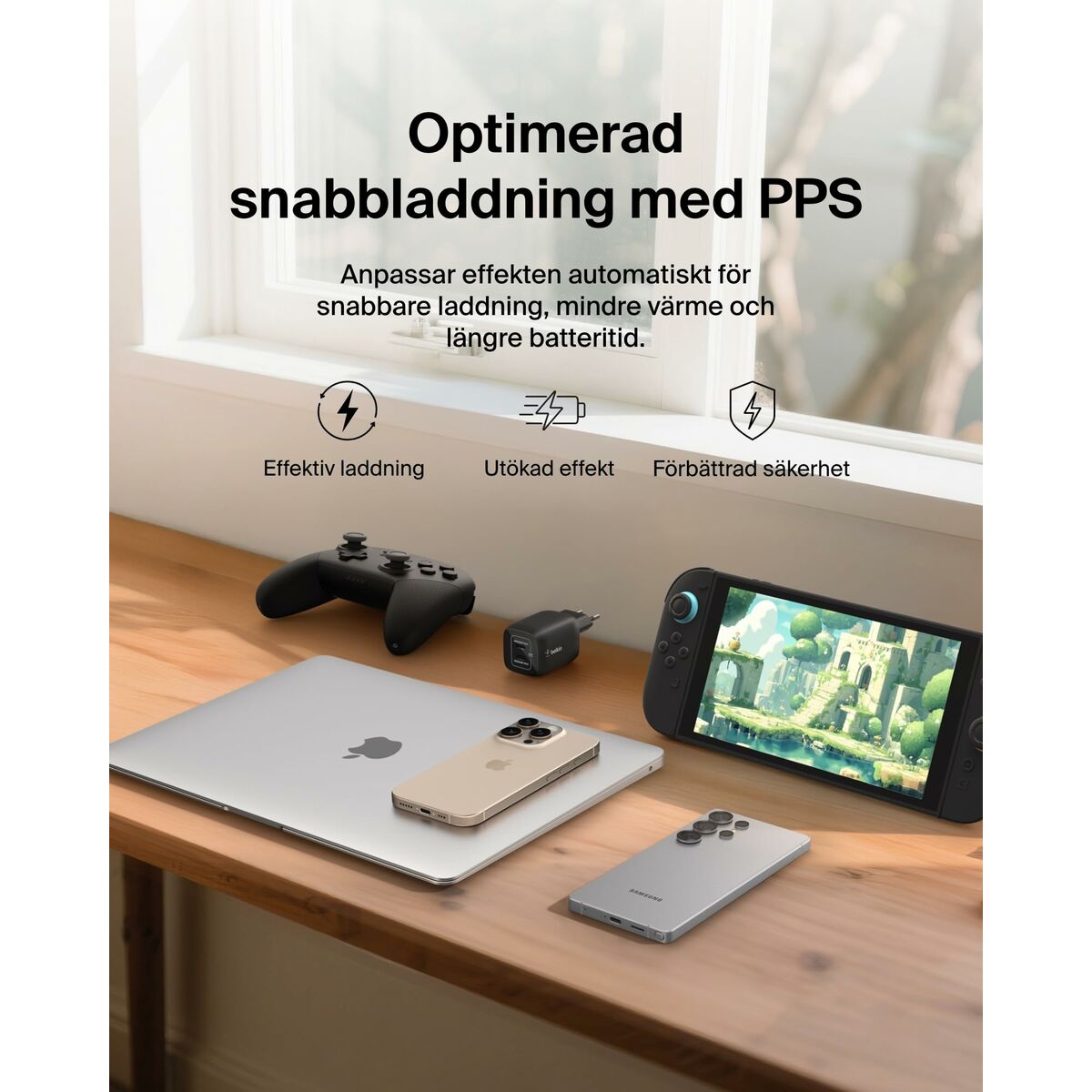 Cable USB a Lightning Belkin ENA007KQBK Negro