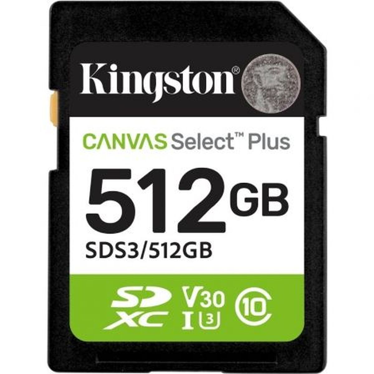 Tarjeta de Memoria Micro SD con Adaptador Kingston SDS3/512GB 512 GB